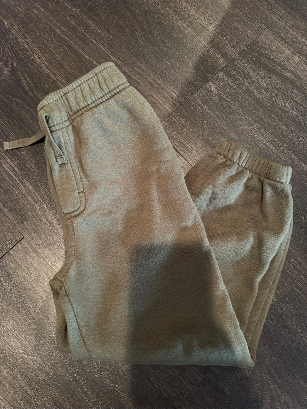 GAP Olive Green Kids Fleece Joggers